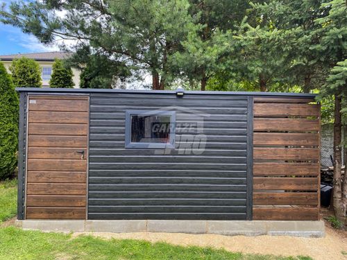 Schowek Domek ogrodowy 4x2m wiata 1m okno dach GP622 na Arena.pl