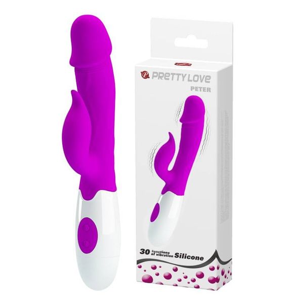 Wibrator Z Języczkiem Do Stymulacji Łechtaczki - Pretty Love Peter zdjęcie 1