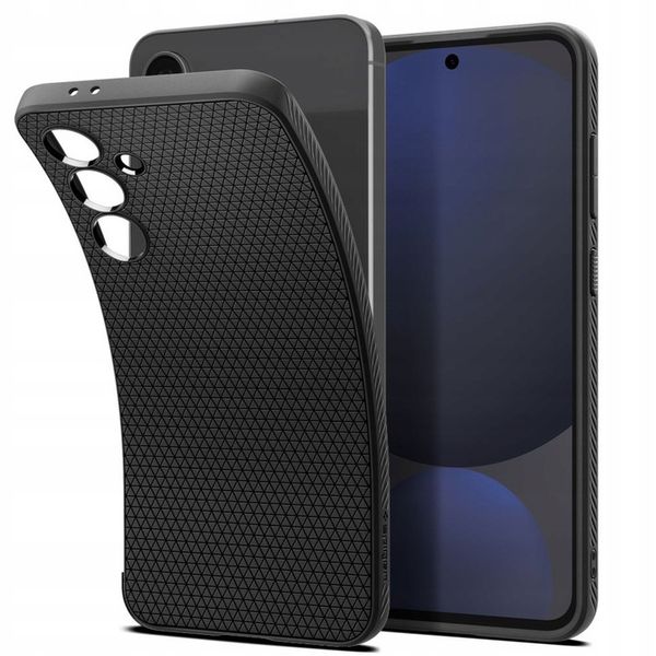 Etui Spigen Liquid Air Galaxy S25 Matte Black zdjęcie 2