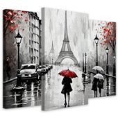 Obrazy Do Salonu PARYŻ Wieża Eiffla Francja Abstrakcja 180cm x 120cm