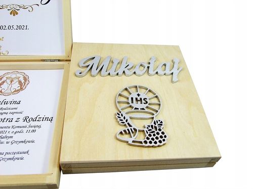 Zaproszenie Na Komunię Komunijne Dla Chrzestnych na Arena.pl