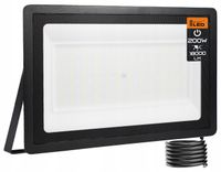 2X DUŻY NAŚWIETLACZ LED HALOGEN SZKŁO HARTOWANE LAMPA 4500K + UCHWYT SLIM 2