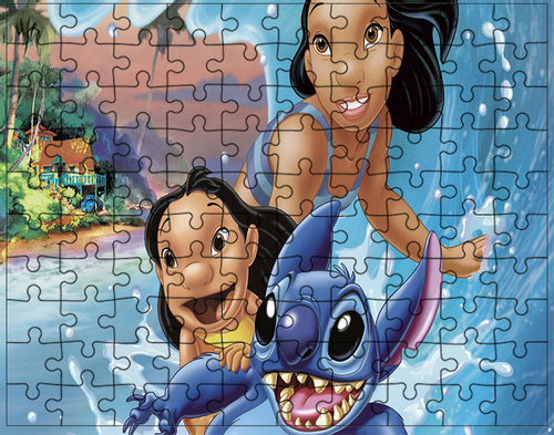 Puzzle Lilo i Stich na Arena.pl