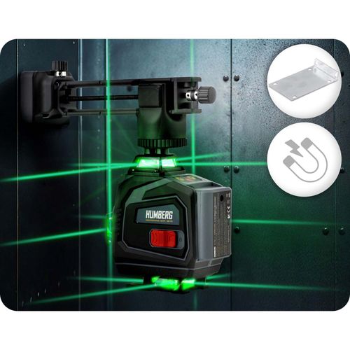 Laser krzyżowy w walizce + statyw Humberg HM-170 na Arena.pl