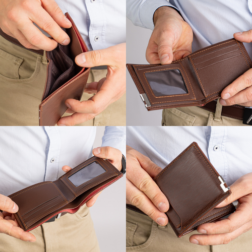 Pasek I Portfel Na Prezent Dla Chłopaka Elegancki Męski Zestaw Zp07 na Arena.pl