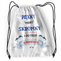 Plecak Dla Kardiologa Sportowy Szkolny Worek Torba Z Nadrukiem Ze Zdjęciem