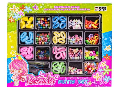 KOLOROWY ZESTAW DO TWORZENIA I OZDÓB DO WŁOSÓW, AKCESORIA na Arena.pl