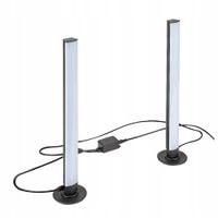 Lampa stojąca podłogowa Paco 5W LED RGB czarna z pilotem Rabalux