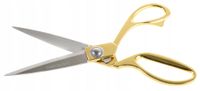 NOŻYCZKI Nożyce KRAWIECKIE Złote STALOWE Do Tkanin Procesjonalne 20cm NO8