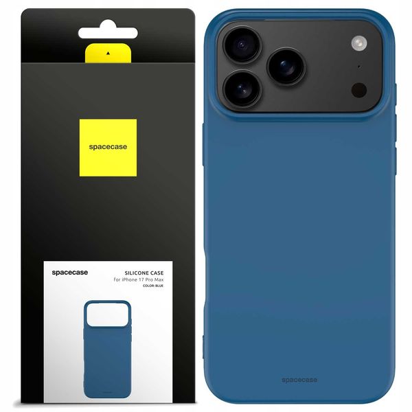Spacecase Silicone Case 3.0 iPhone 17 Pro Max blue zdjęcie 1