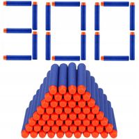 NIEBIESKIE PIANKOWE STRZAŁKI DO WYRZUTNI NERF AMUNICJA DO NERFA 300 SZTUK