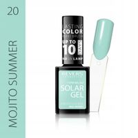 revers solar gel #20 zielony lakier do paznokci 12 ml, efekt hybrydy