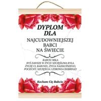 dyplom dla najcudowniejszej babci na świecie