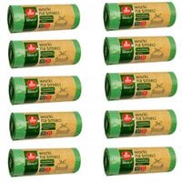 ZESTAW 10 PRODUKTÓW ZOSIA SAMOSIA WORKI NA ŚMIECI WIĄZANE 35 LITRÓW 30 SZT