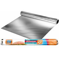 Folia aluminiowa do pieczenia grillowania przechowywania żywności 20 m x 29 cm rolka