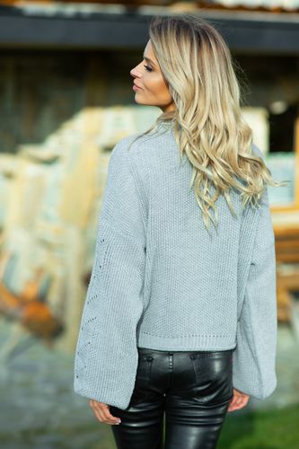 Sweter F619 Szary UNI na Arena.pl