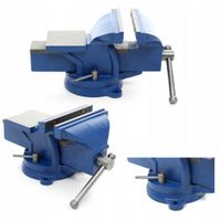 Imadło ślusarskie obrotowe kraft&dele 125 mm KD1102