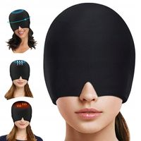 CZAPKA ŻELOWA ŁAGODZĄCA BÓL GŁOWY MIGRENA STRESU OBRZĘK OCZU MASKA CZEPEK