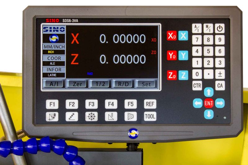 Tokarka do metalu Viber-system 410x1000 Cyfrowy odczyt położenia Przelot 52 zdjęcie 2