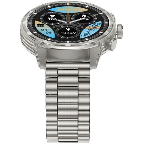 smartwatch gravity srebrny pasek + bransoleta gt41-3 na Arena.pl