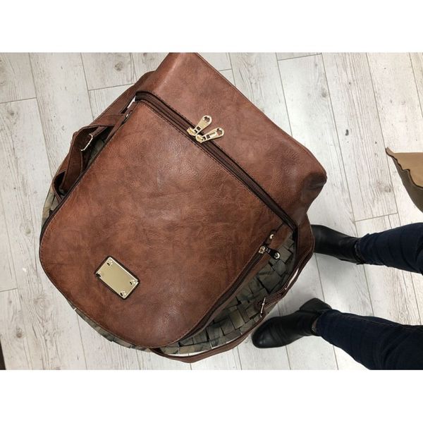 PLECAK DAMSKI BRĄZOWY PL113BR zdjęcie 4