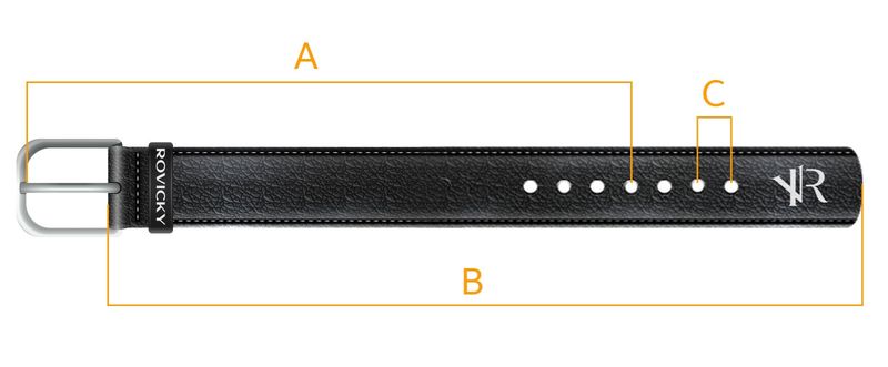 pasek męski wąski  rv-042277-105-pur zdjęcie 7