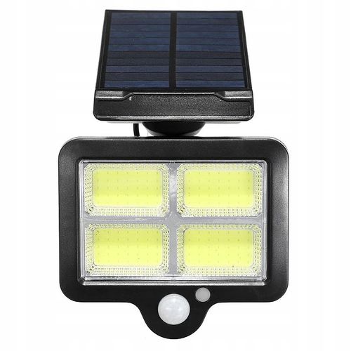 Halogen solarny 4 x Cob czujka ruchu i zmierzchu na Arena.pl