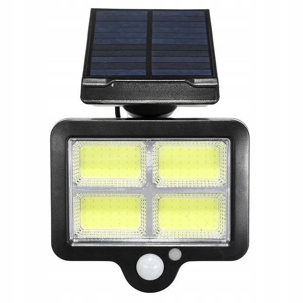 Halogen solarny 4 x Cob czujka ruchu i zmierzchu zdjęcie 6