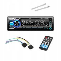 Radio samochodowe 1DIN Bluetooth USB Pilot ISO