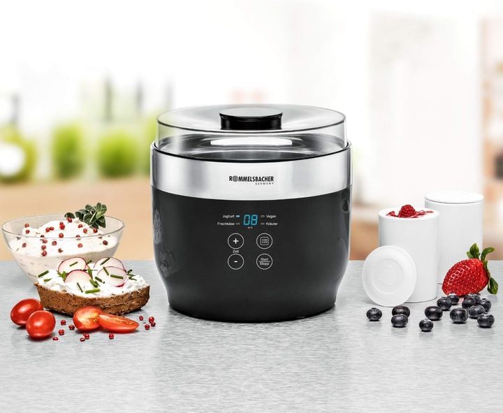 Urządzenie do Jogurtu i Świeżego Sera Jogurtownica Rommelsbacher JG 80 zdjęcie 2