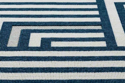 RUG/LU/WINK/MAZE/CREAM+BLUE/140x200 na Arena.pl