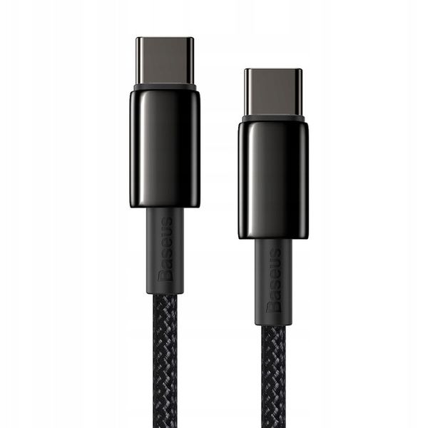 Baseus kabel Tungsten PD USB-C - USB-C 2,0 m czarny 100W zdjęcie 3