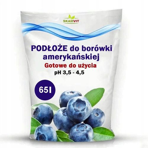 ZIEMIA PODŁOŻE DO BORÓWKI Z NAWOZEM KWAŚNA TORF ROŚLIN KWASOLUBNYCH na Arena.pl