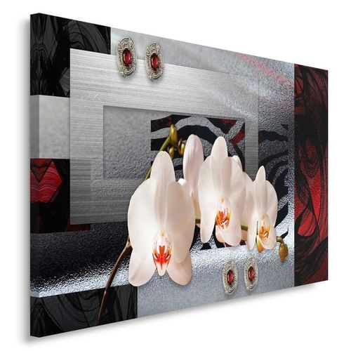 Obraz na płótnie - Canvas, Biały storczyk 120x80 na Arena.pl