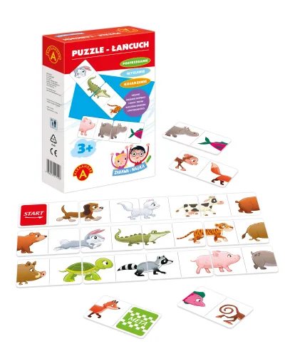 Zabawa i nauka. Puzzle - Łańcuch na Arena.pl