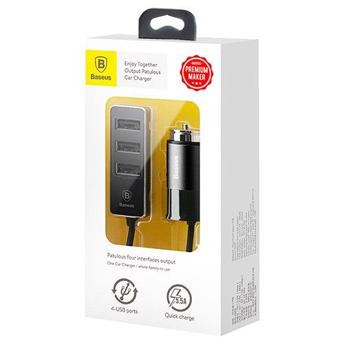Ładowarka samochodowa BASEUS ENJOY 4x USB na Arena.pl