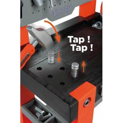 SMOBY 360700 Warsztat 79 akc. Black&Decker zdjęcie 4