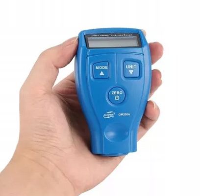 MIERNIK TESTER CZUJNIK GRUBOŚCI POWŁOKI LAKIERU MATERIAŁÓW STAL ALUMINIUM na Arena.pl