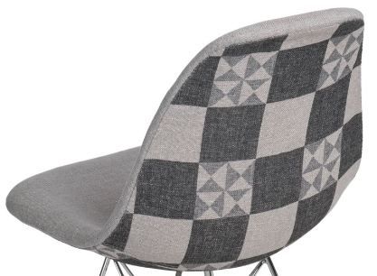 Siedzisko E101 tapicerowane szare/patchw D2 na Arena.pl