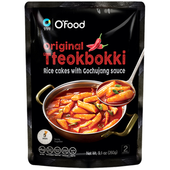 Original Tteokbokki, kluski ryżowe w sosie gochujang 260g - O'Food