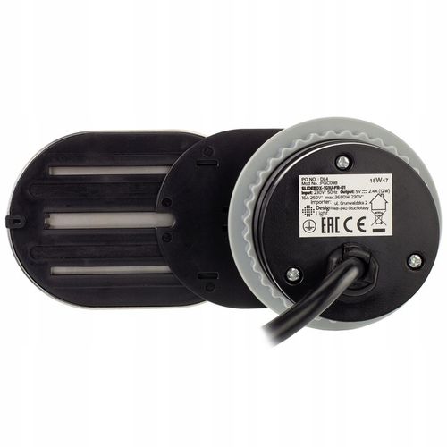 SLIDE BOX USB Gniazdo Meblowe wpuszczane w blat przesuwna pokrywa ALUMINIUM na Arena.pl