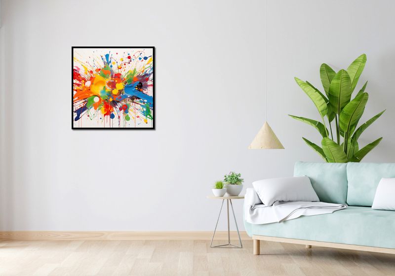 Plakat 70x70cm Eksplozja Kreatywności zdjęcie 4