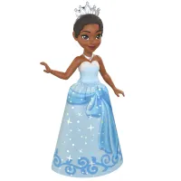 Disney Princess Mini Tiana laleczka w niebieskiej sukience Księżniczka