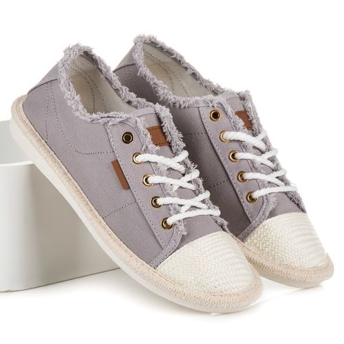 Sznurowane trampki espadryle r.37 na Arena.pl