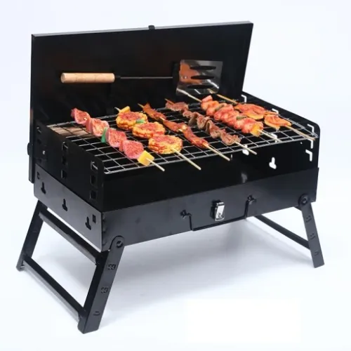 SKŁADANY GRILL WĘGLOWY PRZENOŚNY WALIZKOWY TURYSTY na Arena.pl