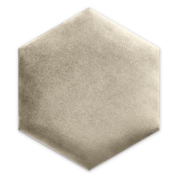 PANELE TAPICEROWANE PLASTER MIODU Heksagon KREMOWY 26cm x 30cm zdjęcie 11