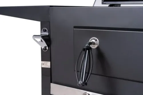 GRILL GRIL OGRODOWY WĘGLOWY POKRYWA POPIELNIK TERMOMETR na Arena.pl