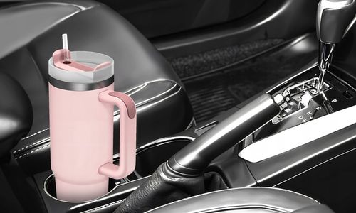 MagiCook KUBEK TERMICZNY 1200 ML ZE SŁOMKĄ STYLE USA Różowy na Arena.pl