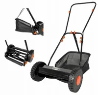 Kosiarka ręczna BĘBNOWA 35 cm GRIZZLY z KOSZEM DE