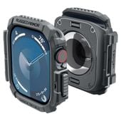 spigen rugged armor apple watch 10 (46 mm) dark grey